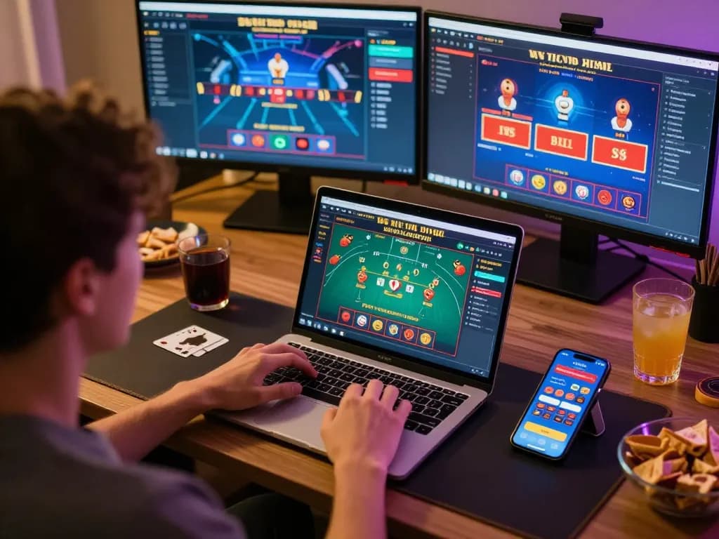 Engaging in live dealer blackjack online with top quality widgets during a cozy home gaming session