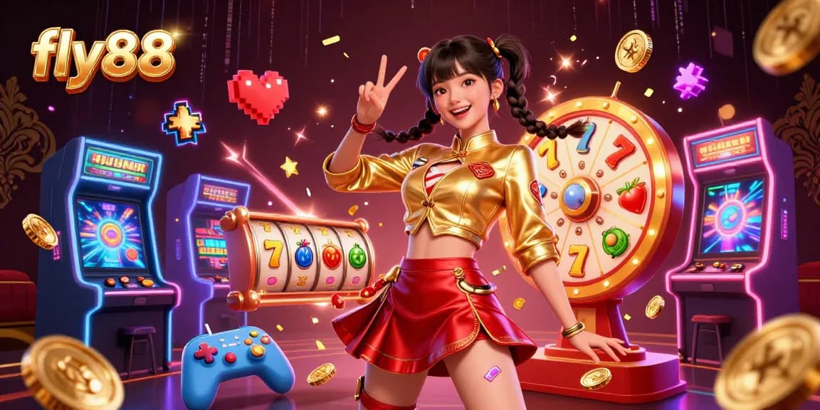 Experience thrilling wins at FLY88 with colorful jackpot slots, a dynamic gaming atmosphere, and engaging interactions.