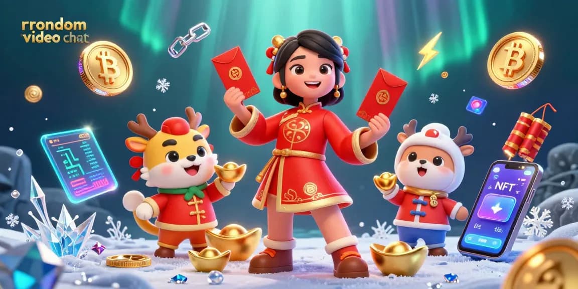 Engage in random video chat with dynamic characters immersed in vibrant casino elements.