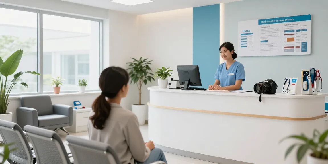 "Hair transplant Turkey clinic with a welcoming healthcare environment and compassionate medical professional consultation."