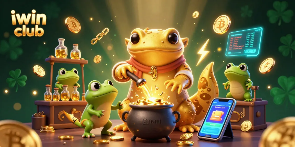 Engage with iwin club as a golden salamander alchemist transforms metals, with immersive casino elements.