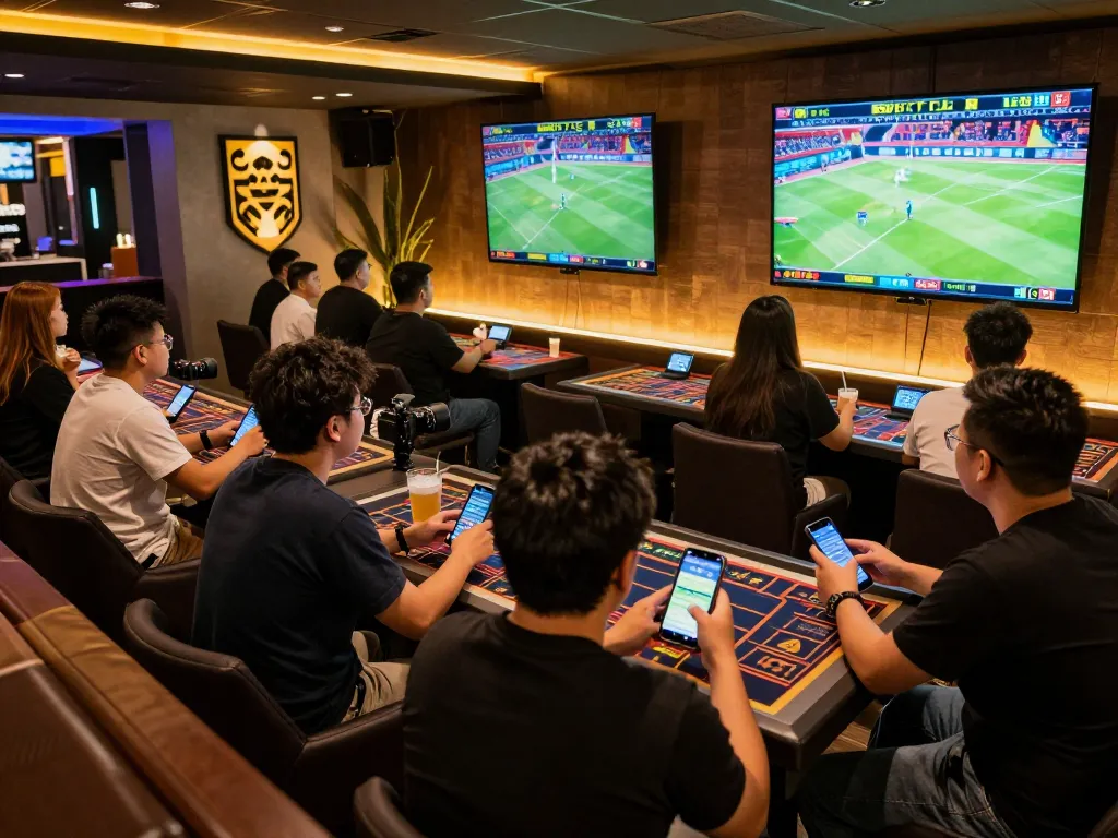 Experience the excitement at nhà cái qq88 with live sports betting and engaged players.