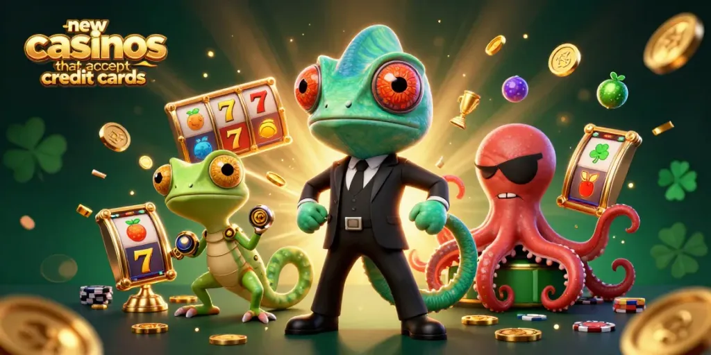 Engage with new casinos that accept credit cards for an exciting, colorful gaming experience.