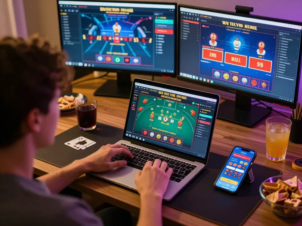 Engaging in live dealer blackjack online with top quality widgets during a cozy home gaming session