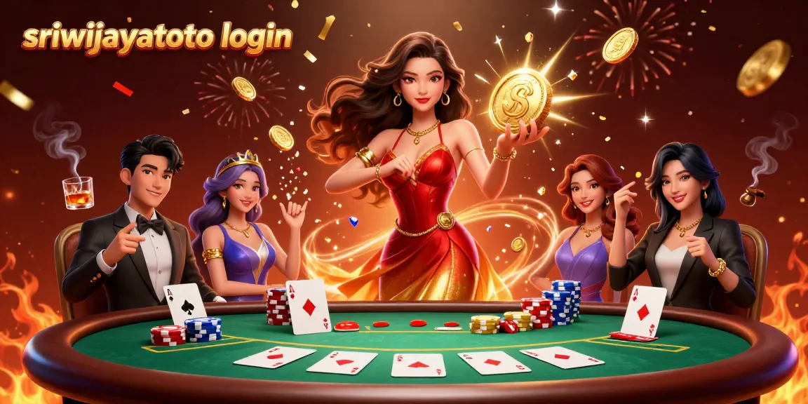 Experience the thrill of sriwijayatoto login on a vibrant casino scene filled with excitement.