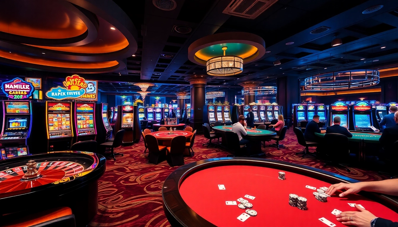 Enjoying a thrilling game at MM88's vibrant casino, with roulette and poker action.