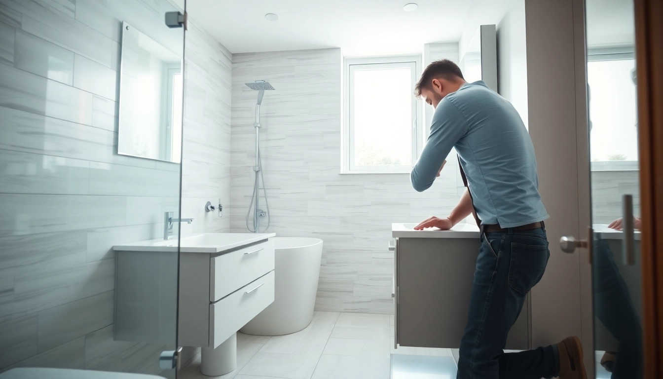 Transform your space with expert bathroom installation Trafford featuring sleek fixtures and modern design.