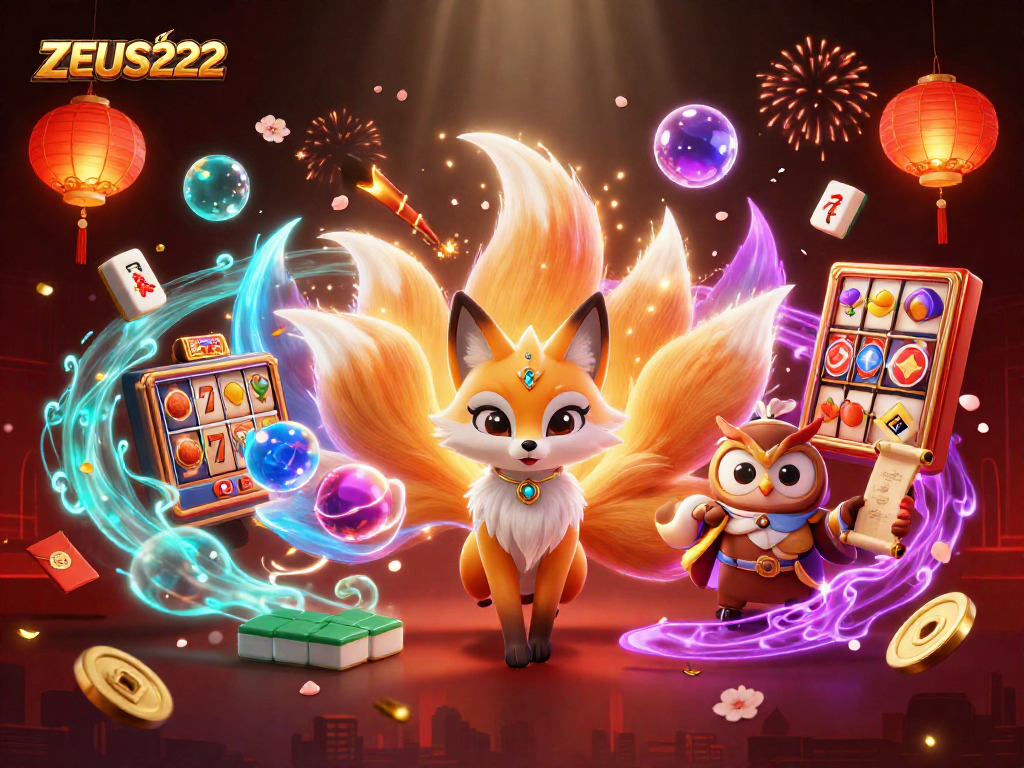 Experience exciting gameplay at ZEUS222 with vibrant slot action featuring Kakek Zeus and mystical elements.