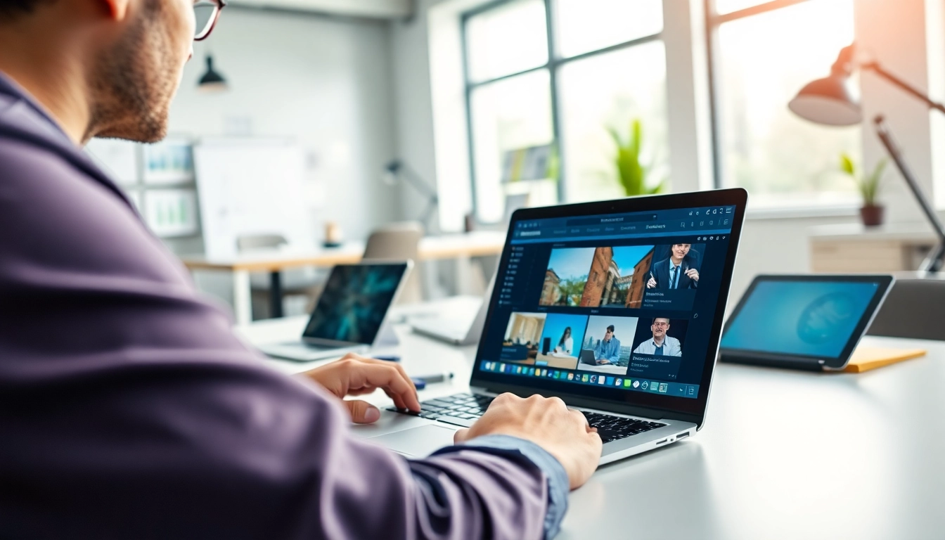 Website erstellen lassen mit einem professionellen Webdesigner im kreativen Arbeitsumfeld.