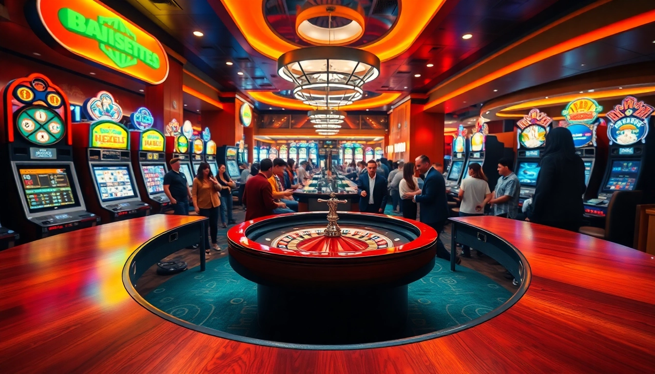 Memenangkan permainan situs toto di meja roulette dengan pemain yang antusias.