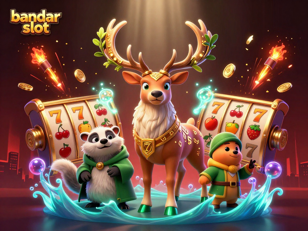 Bermain di bandar slot dengan grafik menarik dari simbol slot dan efek khusus yang mengesankan.