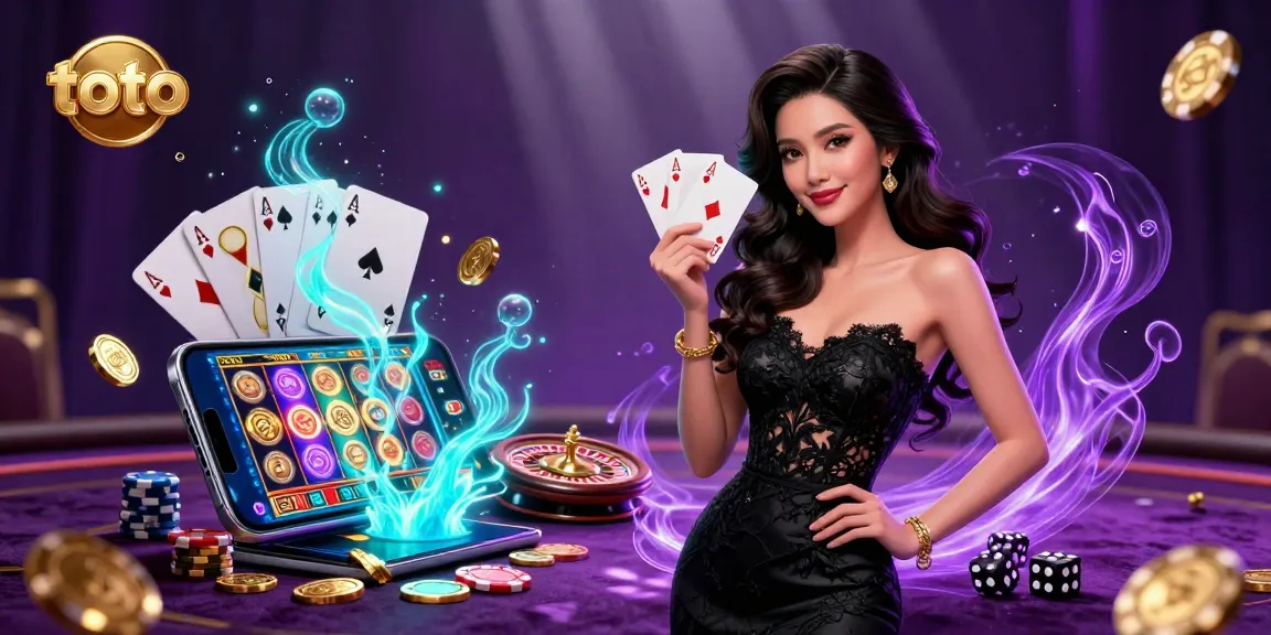 Experience thrilling moments at toto with luxurious casino elements and vibrant slot games.