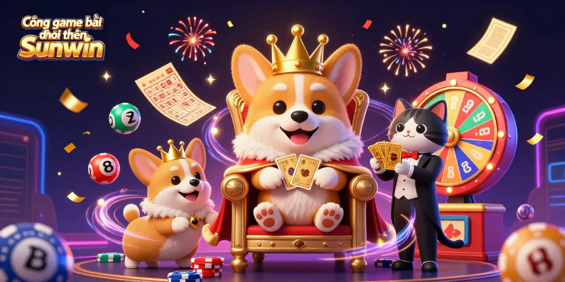 Engage in thrilling gameplay at Cổng game bài đổi thưởng Sunwin with vibrant lottery elements and dynamic celebrations.