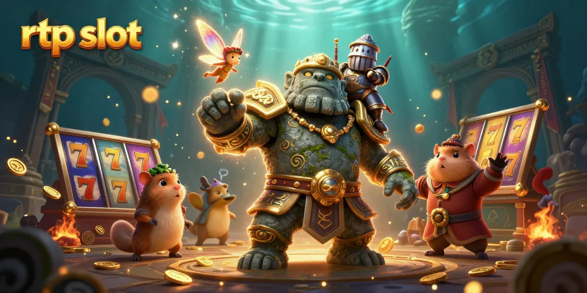 Engage with the rtp slot world alongside a magical golem, fairy, and hamster knight.