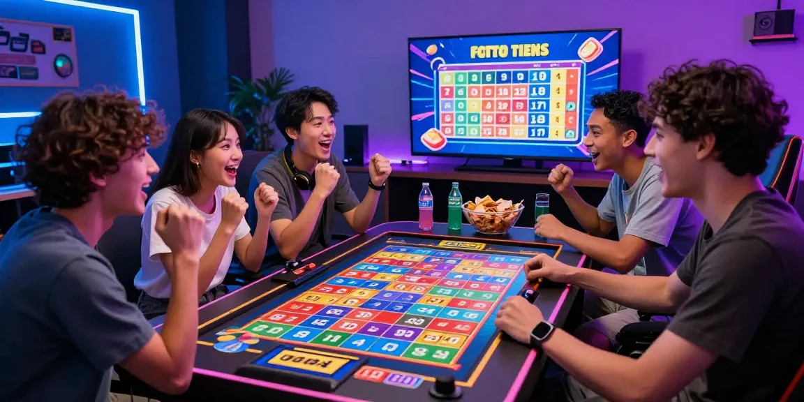Permainan togel online yang menarik dengan angka untung ditampilkan di layar besar, menciptakan suasana seru.