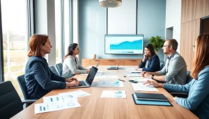 Engaged clients consulting with a financial planner for investment management San Antonio strategies.