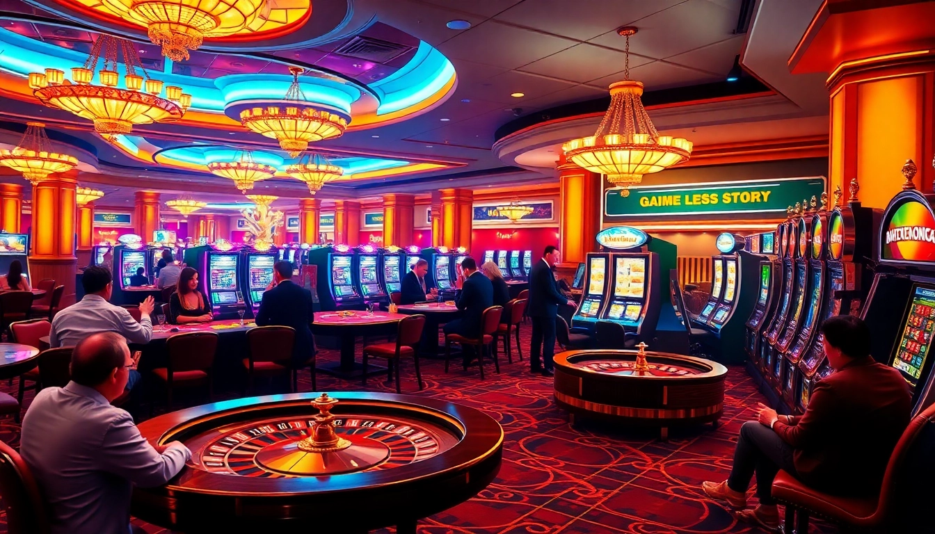 Players enjoying thrilling games at https://thabet.vegas/, experiencing the excitement of casino life.