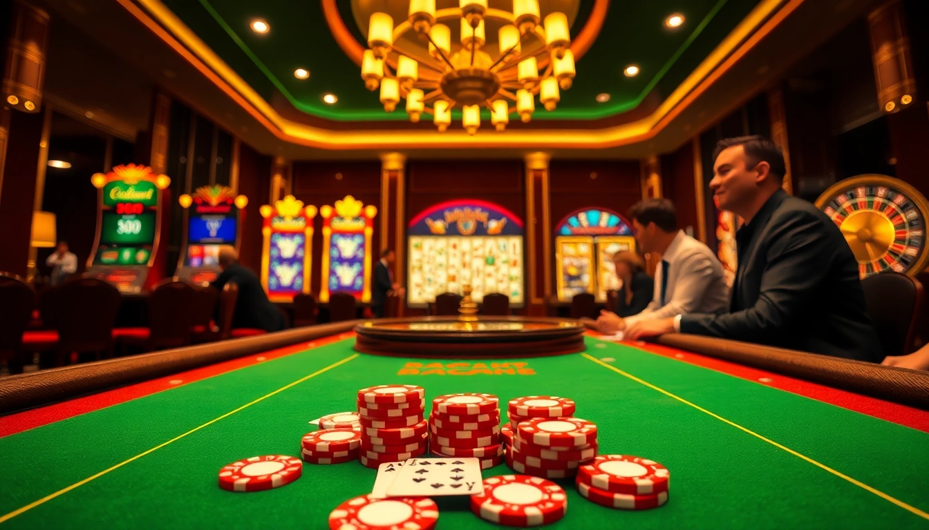 Experience Baccarat at https://xx88.us/ with players enjoying intense gameplay at an elegant casino table.