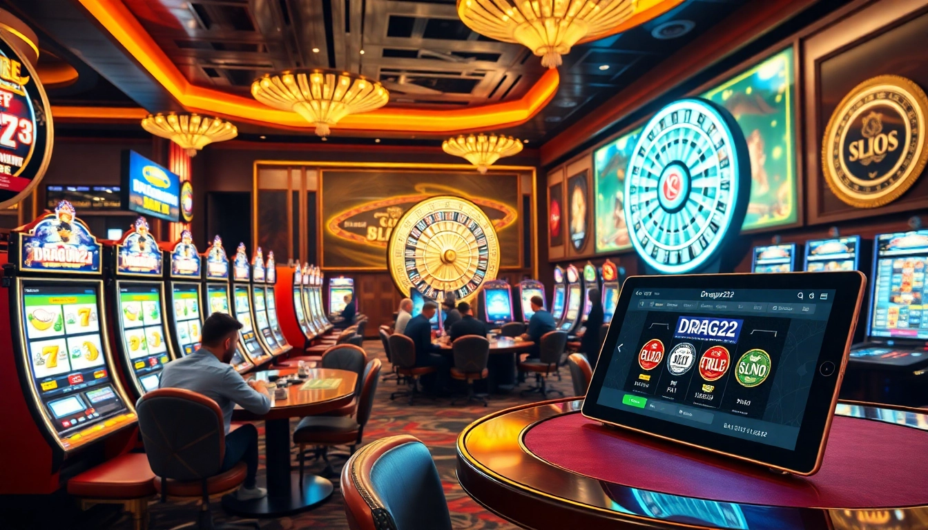 Playing on the DRAGON222 slot, experience luxury and excitement in a vibrant online casino