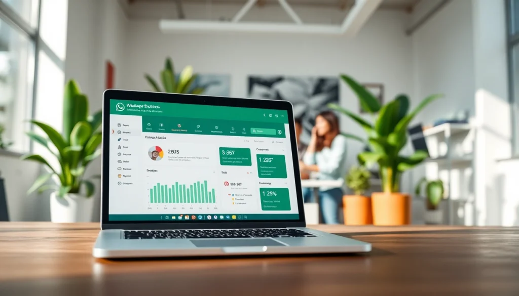 Enhance customer engagement through WhatsApp Business CRM dashboard showcasing metrics and interactions