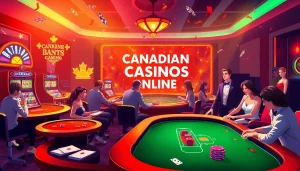 Experience thrilling gameplay at Canadian casinos online with vibrant casino games and excitement.