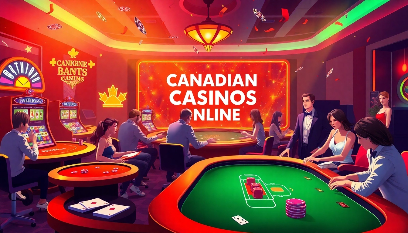 Experience thrilling gameplay at Canadian casinos online with vibrant casino games and excitement.