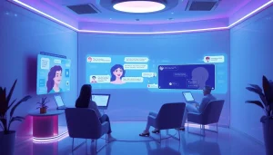 Engaging NSFW AI interactions in a futuristic digital setting