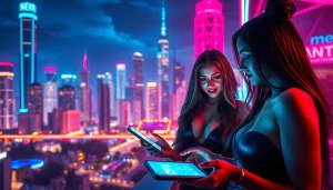 Interactive nsfw ai chatbot engaging users in a vibrant digital landscape.