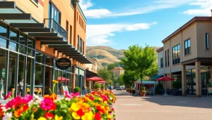 Discover the charming downtown of Clarksburg bustling with local life and vibrant scenery.