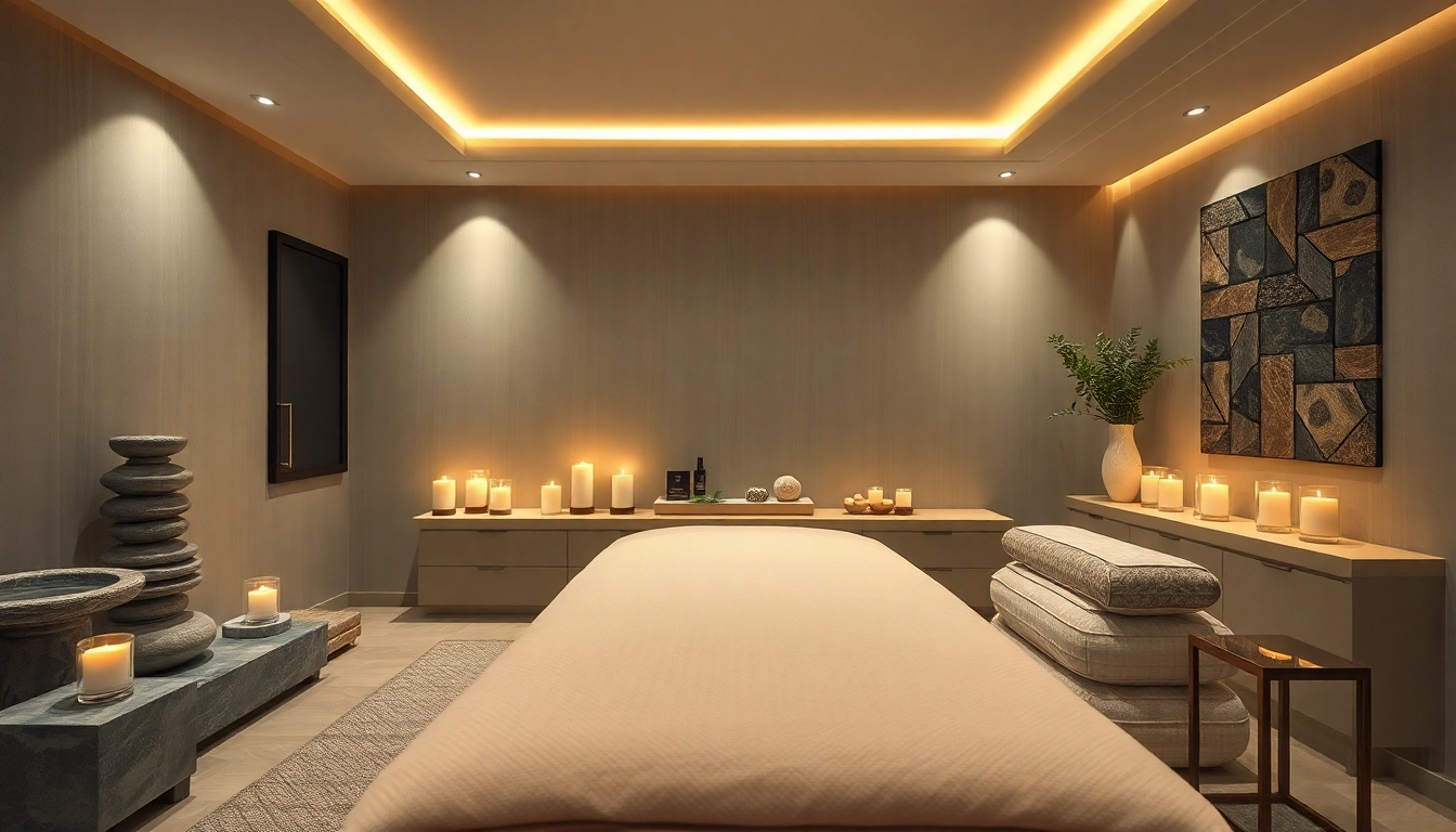 편안함과 고요함에 중점을 둔 초대하는 분위기의 속초 마사지 샵