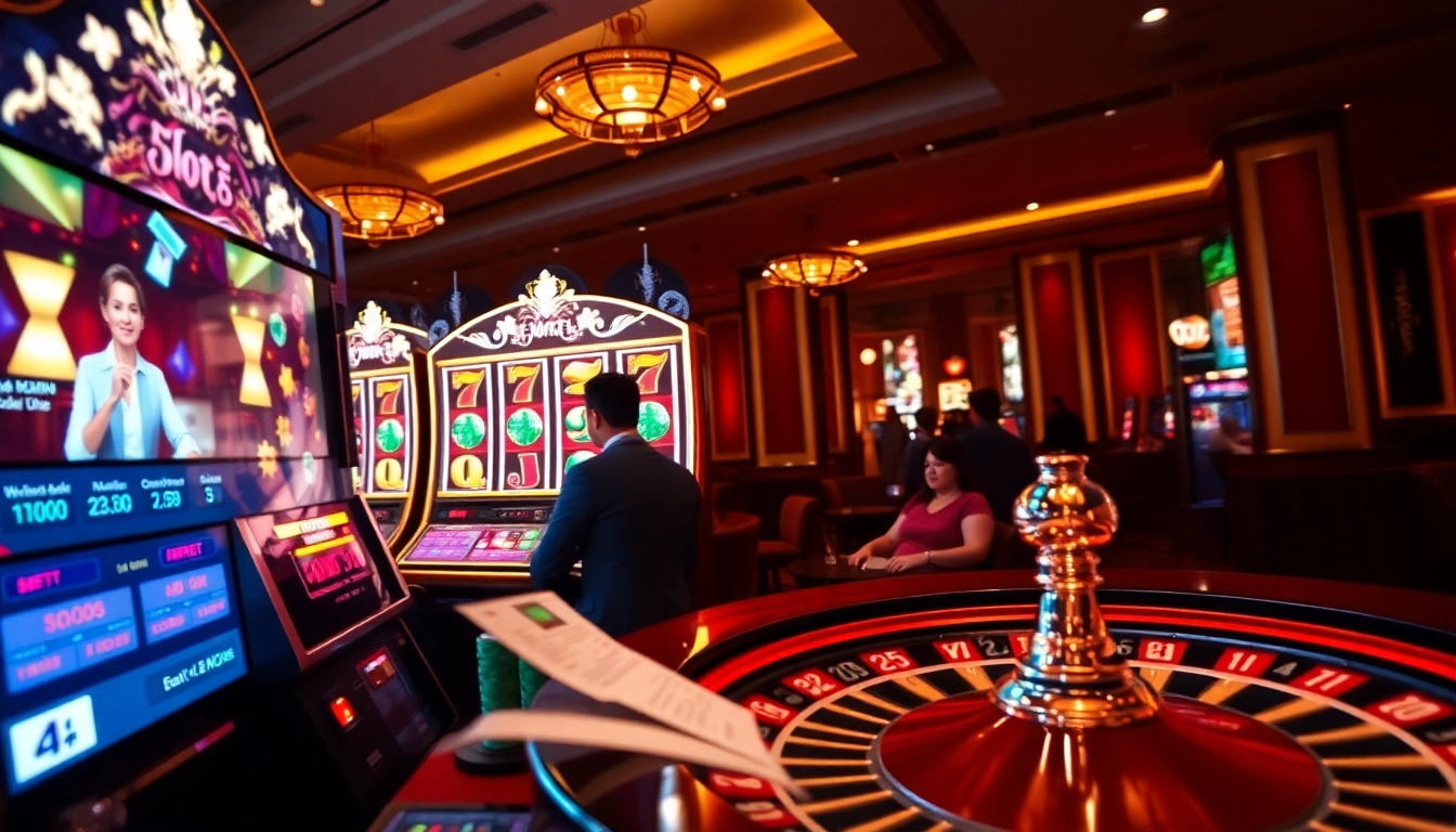 Experience the thrill of spinning slots online hari ini with vibrant casino elements.