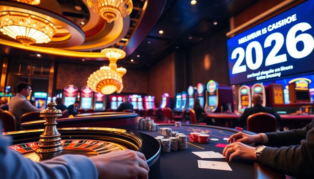Découvrez l'adrénaline au meilleur casino en ligne 2026, avec des tables luxueuses et des jeux excitants.