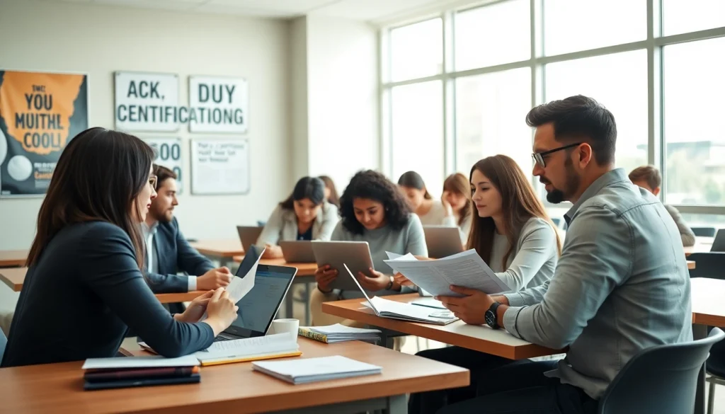 Explore dynamic options to get certified in a vibrant classroom setting with diverse learners.