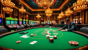 Vivez une expérience de jeu palpitante au meilleur casino en ligne 2026 avec des tables de poker et de roulette luxueuses en action.