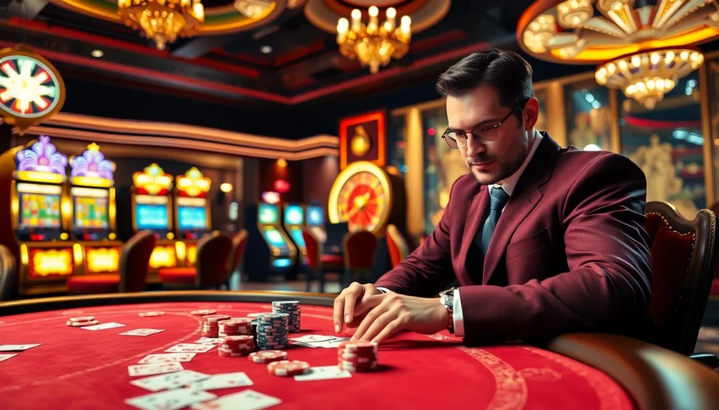 Découvrez l'excitation au meilleur casino en ligne 2026 avec des tables de poker luxueuses et des machines à sous.
