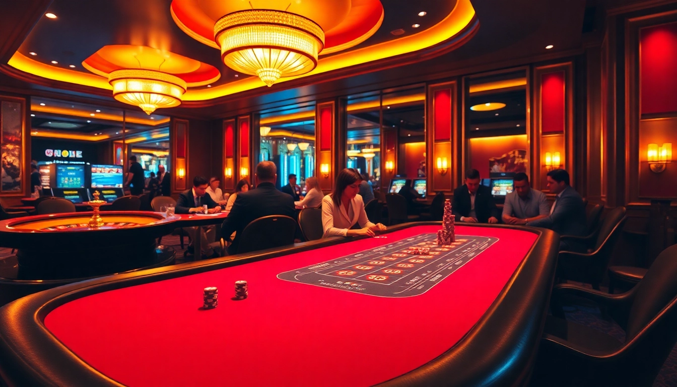 Vivez l'excitation du meilleur casino en ligne 2026 alors que les joueurs s'engagent à une table de poker élégante.